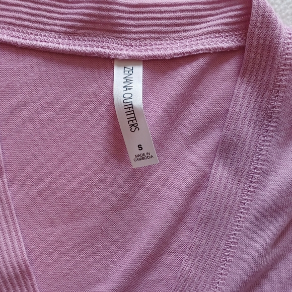 Mauve Snap-Button Cardigan (NWOT) - Picture 3 of 4